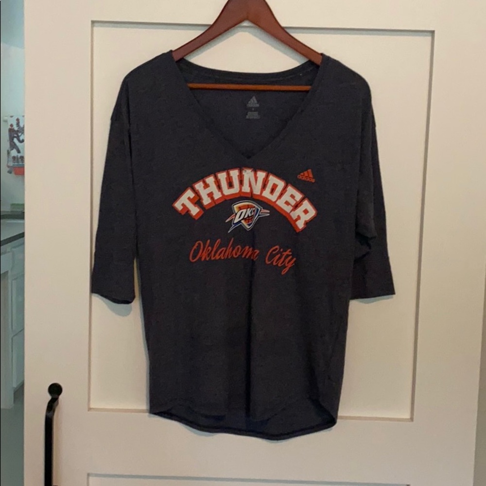 Adidas Oklahoma City Thunder Basketball tee shirt
